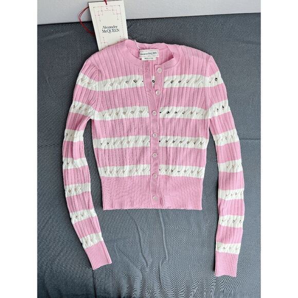 Alexander Mcqueen NWT Sweater Top Cardigans size M - Picture 2 of 8